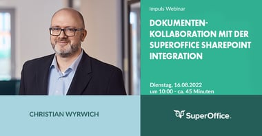 Dokumenten-Kollaboration mit der SuperOffice SharePoint Integration