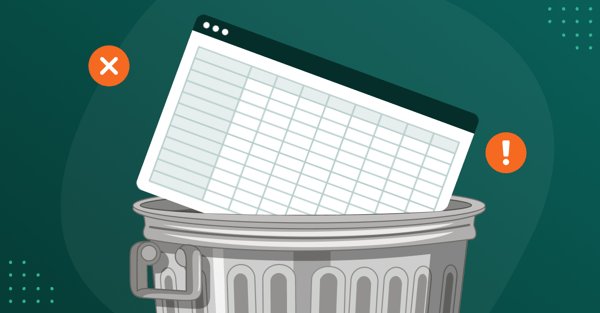 Illustration of a spreadsheet