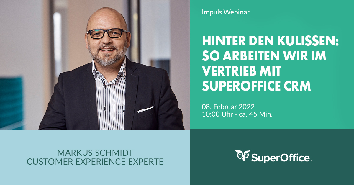 Hinter den Kulissen:  So arbeiten wir im Vertrieb mit SuperOffice CRM