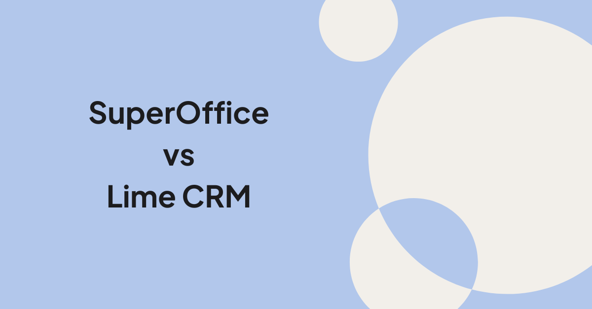 Grafik SuperOffice vs Lime