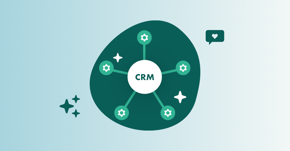 Darstellung eines CRM Systems