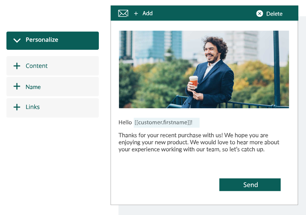 Screenshot SuperOffice CRM
